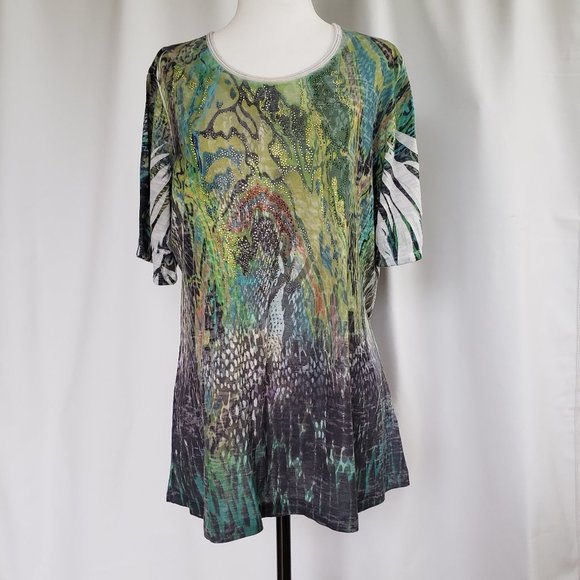 REBA light & airy tunic with subtle bling appeal - Picture 8 of 8